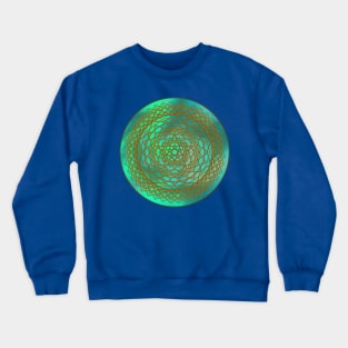 Aqua Knot Crewneck Sweatshirt